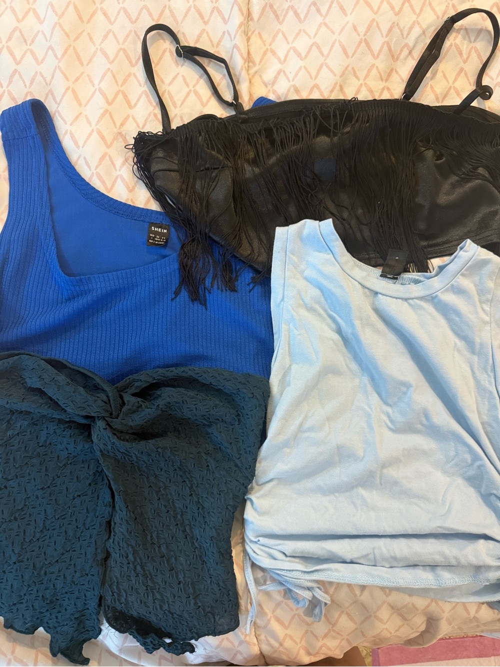 4 Mixed Crop Tops Bundle Sizes Small/Large
